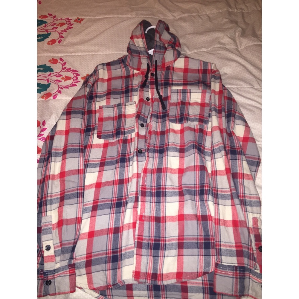 flannel hoodie🍂